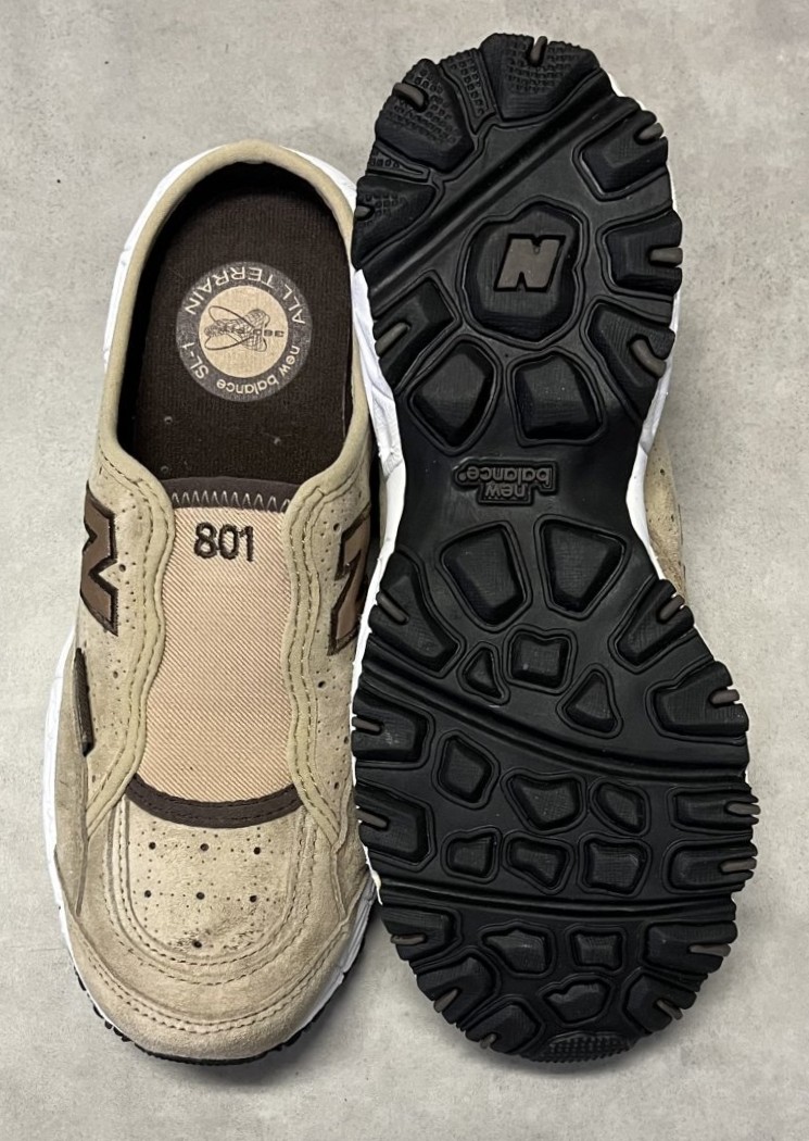 画像: NEW BALANCE 801 "ALL TERRAIN" スウェード スリッポン ベージュ 箱付き (DEADSTOCK)