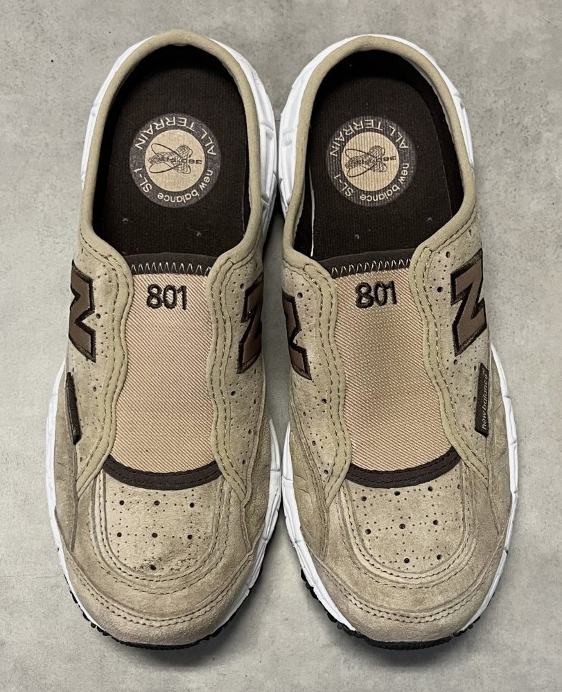 画像: NEW BALANCE 801 "ALL TERRAIN" スウェード スリッポン ベージュ 箱付き (DEADSTOCK)