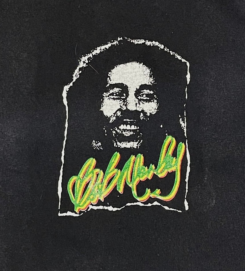 画像6: 90'S BOB MARLEY 両面プリント シングルステッチ 半袖 Tシャツ ブラック USA製 (VINTAGE)