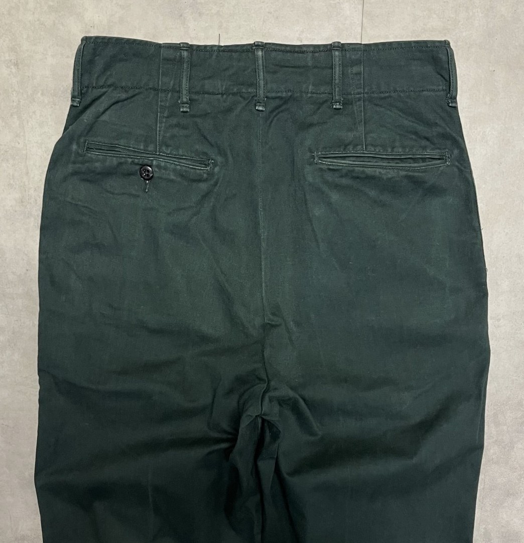 画像: 60'S BOY SCOUTS OF AMERICA コットン100% ボーイスカウトパンツ ダークグリーン TALONアルミジップ (VINTAGE)