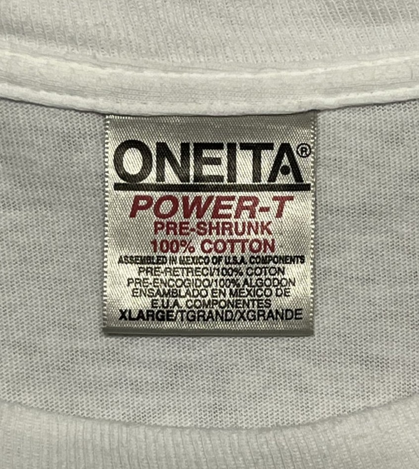 画像2: 90'S JETFORM シングルステッチ 両面プリント 半袖 Tシャツ ホワイト (VINTAGE)