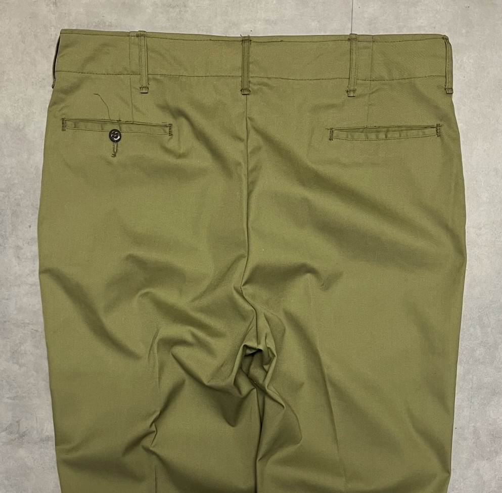 画像: 70'S BOY SCOUTS OF AMERICA コットン ボーイスカウトパンツ カーキ TALONアルミジップ (DEADSTOCK)