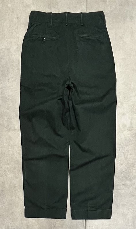 画像4: 60'S BOY SCOUTS OF AMERICA コットン100% ボーイスカウトパンツ ダークグリーン TALONアルミジップ (VINTAGE)