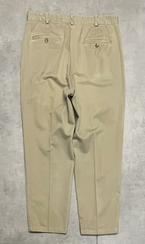 画像3: 90'S BROOKS BROTHERS ツータック チノパンツ ベージュ 香港製 (VINTAGE)