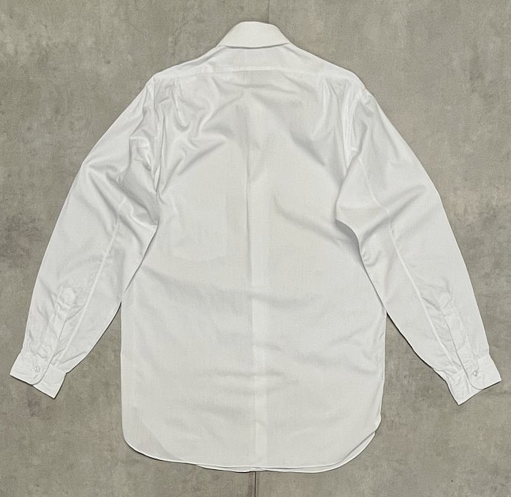 画像5: 60'S PILGRIM "FORMEASE COLLAR" マチ付き 長袖 ポプリンシャツ ホワイト USA製 (DEADSTOCK)