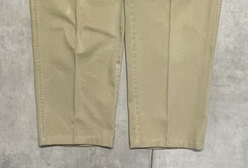 画像: 90'S BROOKS BROTHERS ツータック チノパンツ ベージュ 香港製 (VINTAGE)