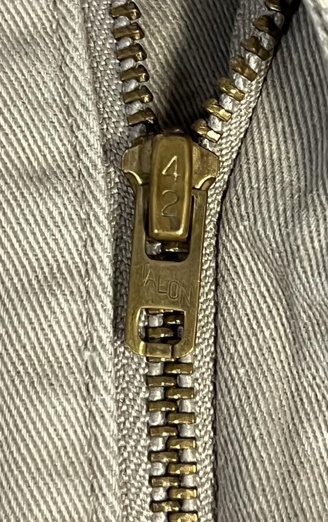 画像4: 80'S BANANA REPUBLIC ツータック チノパンツ ベージュ 42TALONジップ USA製 (VINTAGE)