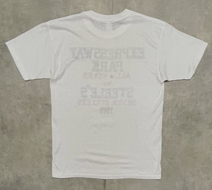 画像4: 80'S EXPRESSWAY PARK ALL STARS VS STEELE'S SILVER BULLETS シングルステッチ 半袖 Tシャツ ホワイト USA製 (VINTAGE)