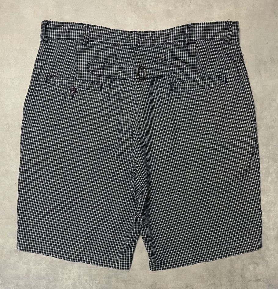 画像6: 90'S RRL 三ツ星タグ シンチバック付き コットン ショーツ チェック柄 USA製 (VINTAGE)