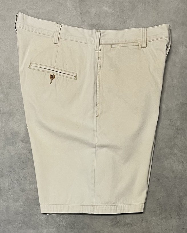 画像5: 90'S RRL 三ツ星タグ ボタンフライ ミリタリーチノショーツ ライトベージュ USA製 (VINTAGE)