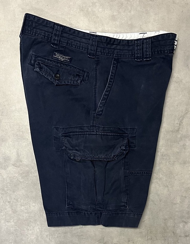 画像4: 90'S RALPH LAUREN カーゴショーツ ネイビー (VINTAGE)