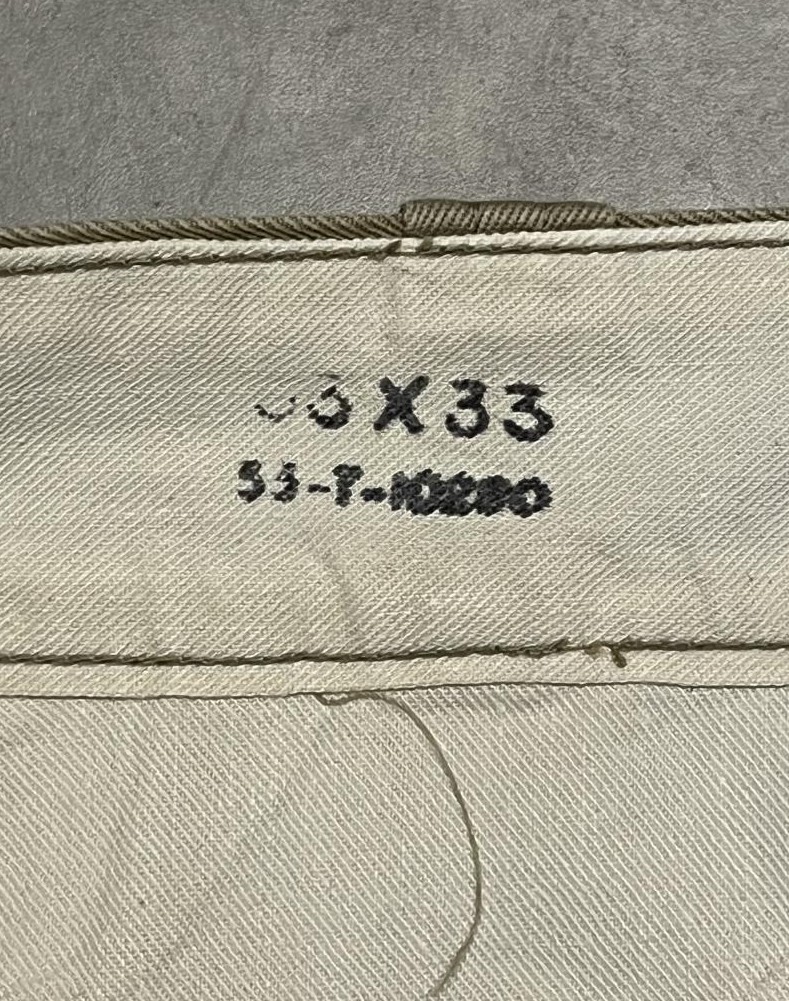 画像3: 50'S アメリカ軍 US ARMY "MIL-T-2064B" ボタンフライ チノパンツ ベージュ (VINTAGE)