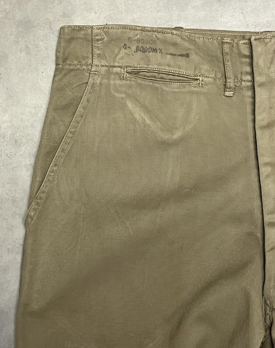 画像2: 40'S アメリカ軍 USMC ダブルステッチ バックポケット無し チノパンツ (VINTAGE)