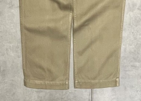 画像: 40'S アメリカ軍 USMC ダブルステッチ バックポケット無し チノパンツ (VINTAGE)