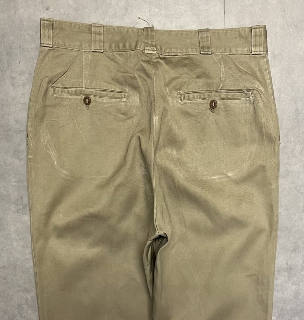 画像: 50'S アメリカ軍 US ARMY "MIL-T-2064B" ボタンフライ チノパンツ ベージュ (VINTAGE)