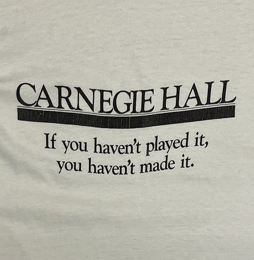 画像6: 90'S THE BEATLES "CARNEGIE HALL" シングルステッチ 両面プリント 半袖 Tシャツ ホワイト USA製 (VINTAGE)