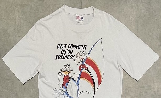 画像: 80'S JEAN-LUC SECHET シングルステッチ 半袖 Tシャツ ホワイト (VINTAGE)