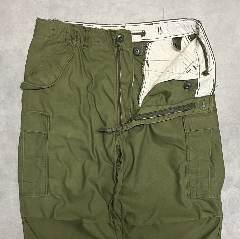 画像: 70'S アメリカ軍 US ARMY "レーヨン/ナイロン" M-65 フィールドパンツ M-R (VINTAGE)