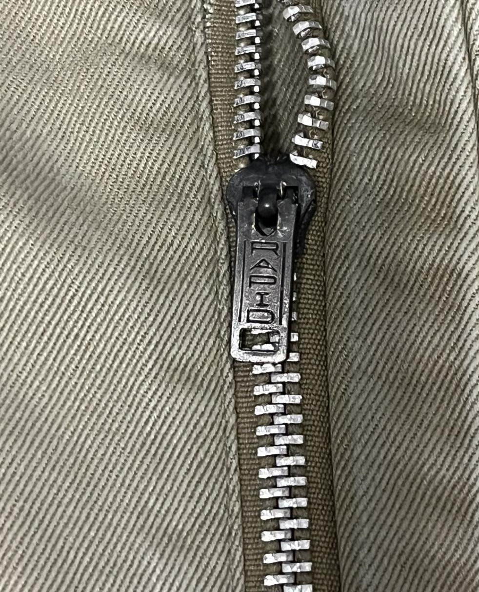 画像3: 60'S アメリカ軍 US ARMY コットン100% チノパンツ RAPIDアルミジップ (VINTAGE)