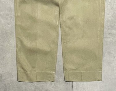 画像: 60'S アメリカ軍 US ARMY コットン100% チノパンツ RAPIDアルミジップ (VINTAGE)