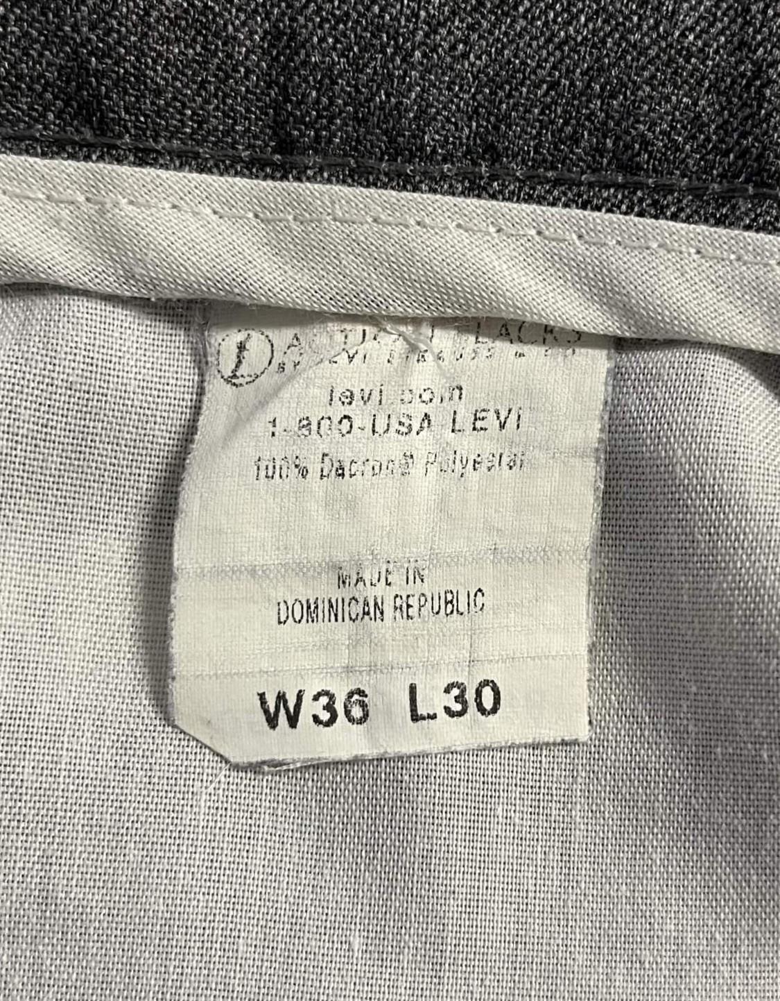 画像2: LEVIS "ACTION SLACKS" スラックス ヘザーグレー W36L30 (VINTAGE)