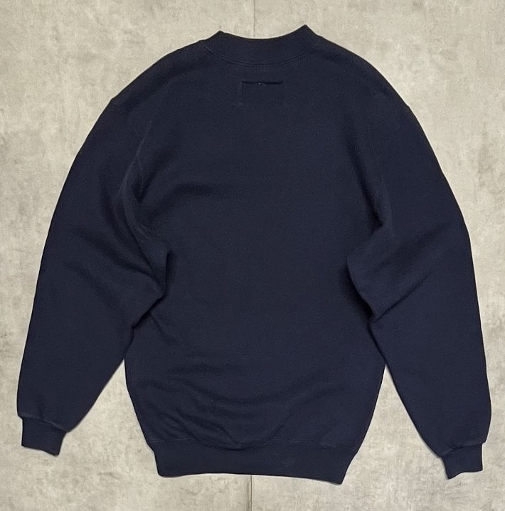 画像3: 80'S LL Bean by RUSSELL ATHLETIC 前Vガゼット スウェットシャツ ネイビー USA製 (VINTAGE)