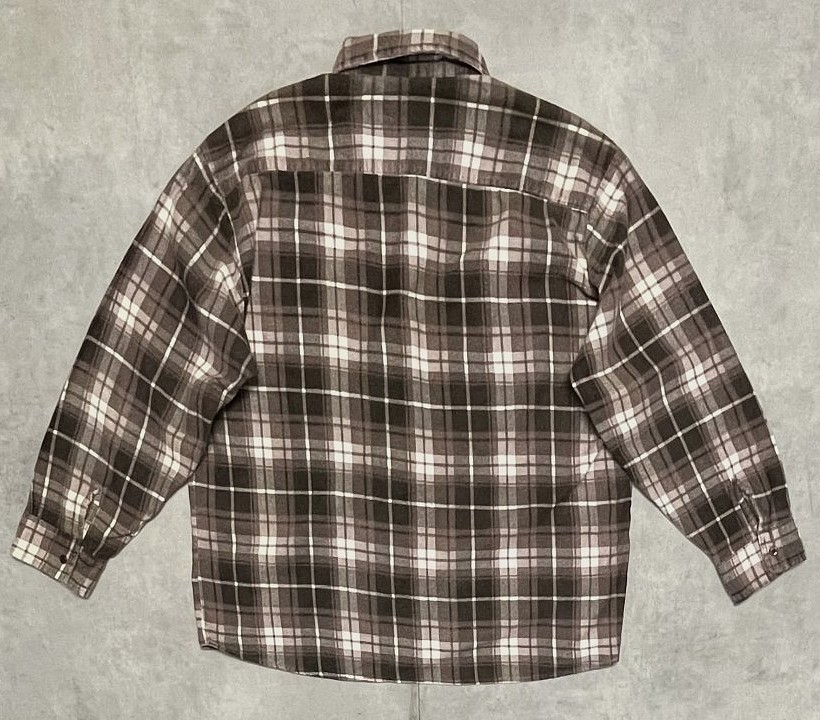 画像4: 90'S WINDBREAKER プリントネル フランネルシャツ チェック柄 (VINTAGE)