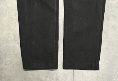 画像: 00'S J.CREW "COVERT CLOTH" ボタンフライ ワークパンツ ブラック W34L30 (USED)
