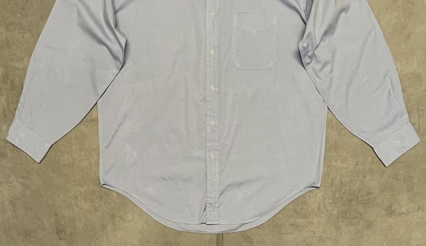 画像: 90'S LL Bean ピンオックス BDシャツ ブルー (VINTAGE)