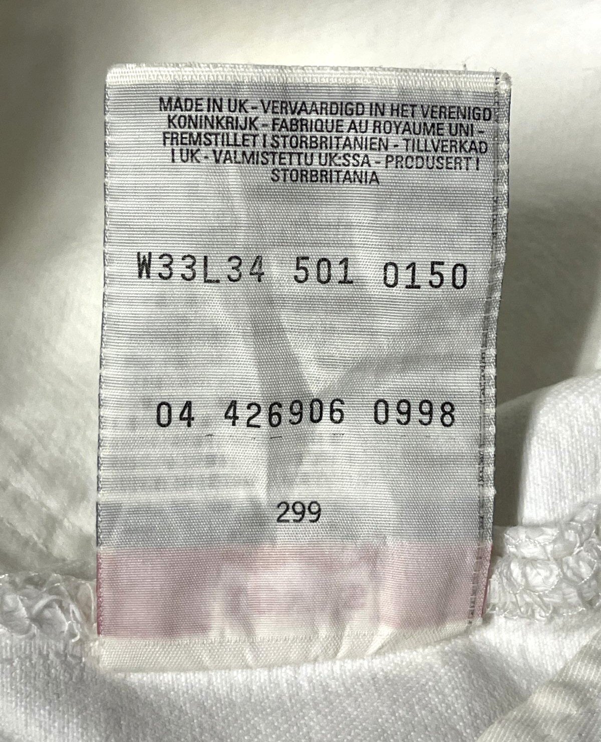 画像3: 90'S LEVIS 501 デニム ホワイト UK(イギリス)製 (VINTAGE)