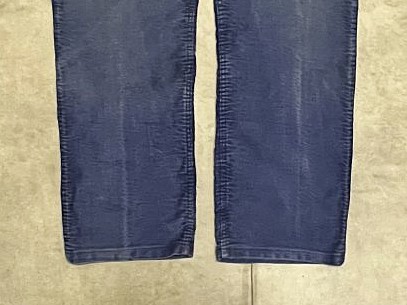 画像: 60'S BOTTON LE CABLE フレンチワーク モールスキン ワークパンツ ブルー フランス製 (VINTAGE)