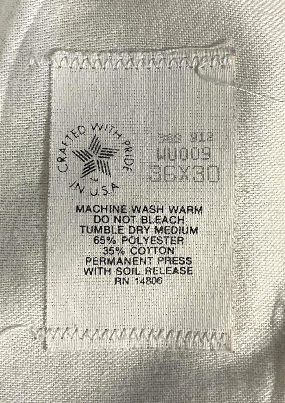 画像2: 80'S CARHARTT ウエスタンパンツ ベージュ SCOVILLジップ W36L30 USA製 (VINTAGE)