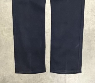 画像: 70'S BIG YANK "BULL DENIM" カツラギパンツ ネイビー 42TALONジップ USA製 (DEADSTOCK)