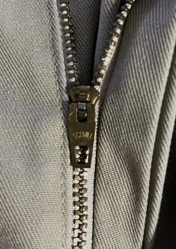 画像3: 80'S CARHARTT ウエスタンパンツ ベージュ SCOVILLジップ W36L30 USA製 (VINTAGE)