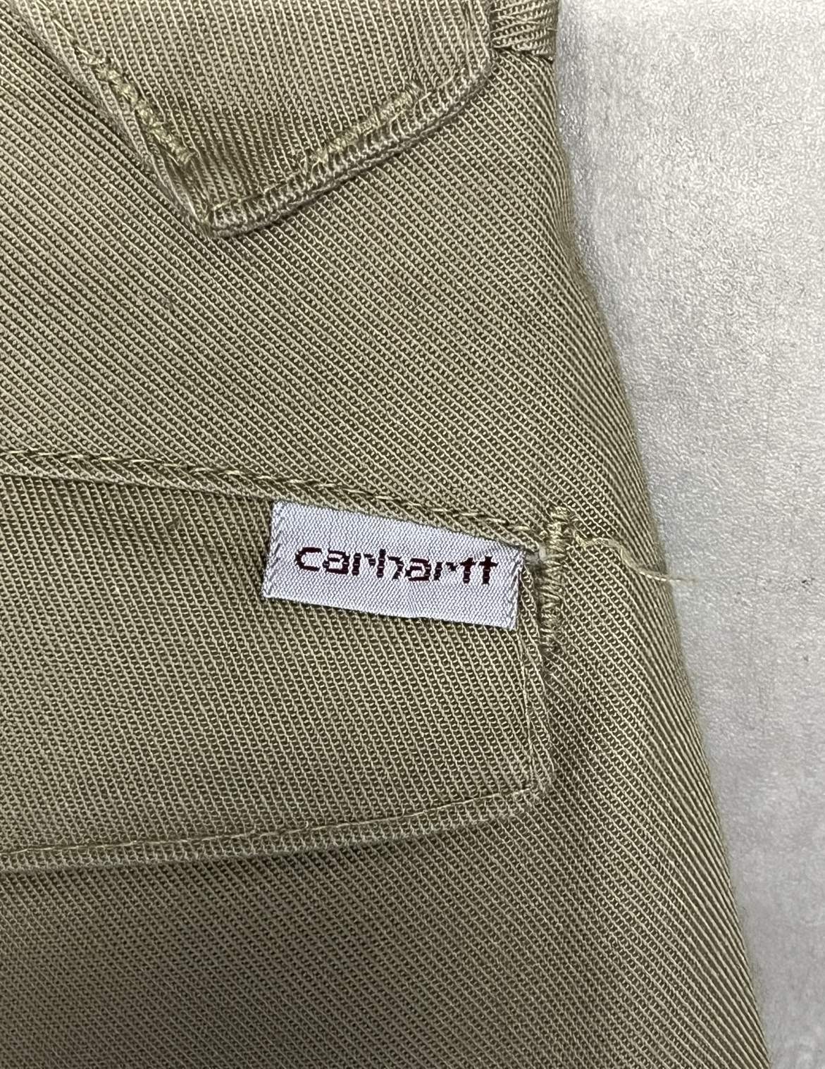 画像5: 80'S CARHARTT ウエスタンパンツ ベージュ SCOVILLジップ W36L30 USA製 (VINTAGE)