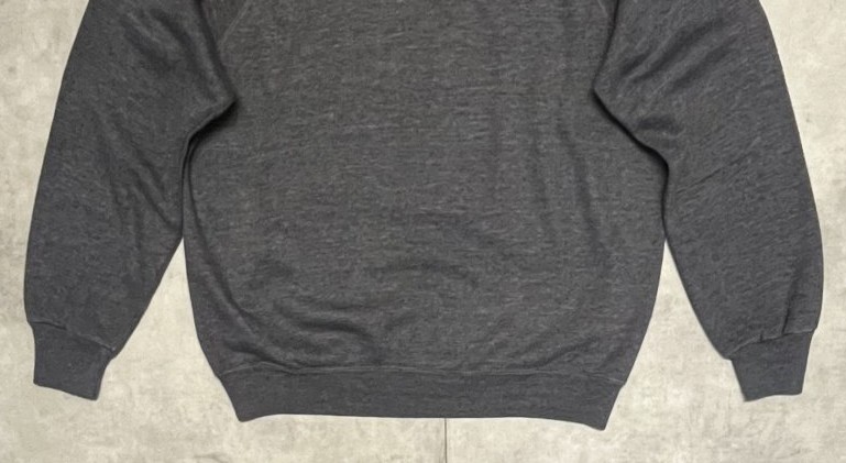 画像: 70'S SPORTSWEAR ラグランスリーブ スウェットシャツ チャコール (VINTAGE)