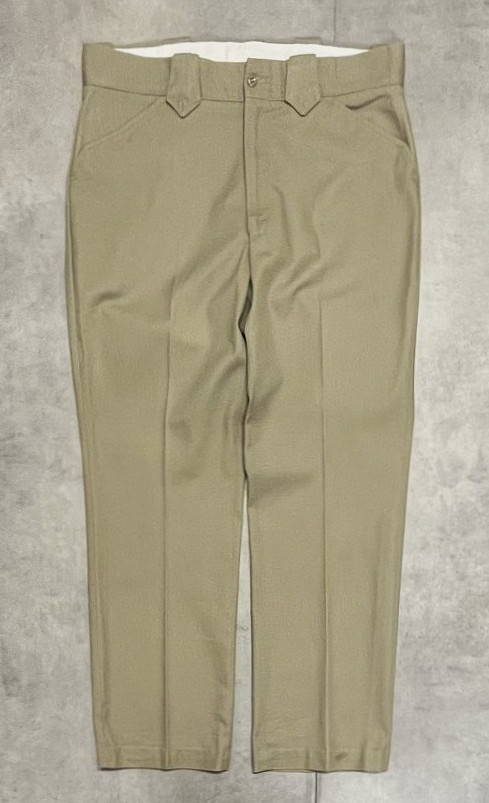 画像1: 80'S CARHARTT ウエスタンパンツ ベージュ SCOVILLジップ W36L30 USA製 (VINTAGE)