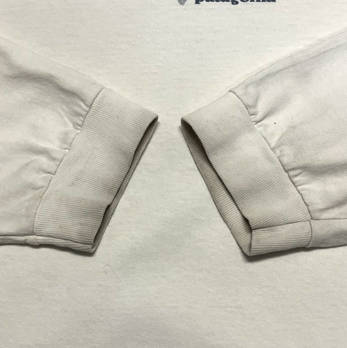 画像: 90'S PATAGONIA "BENEFICIAL T'S" 長袖 Tシャツ ホワイト USA製 (VINTAGE)