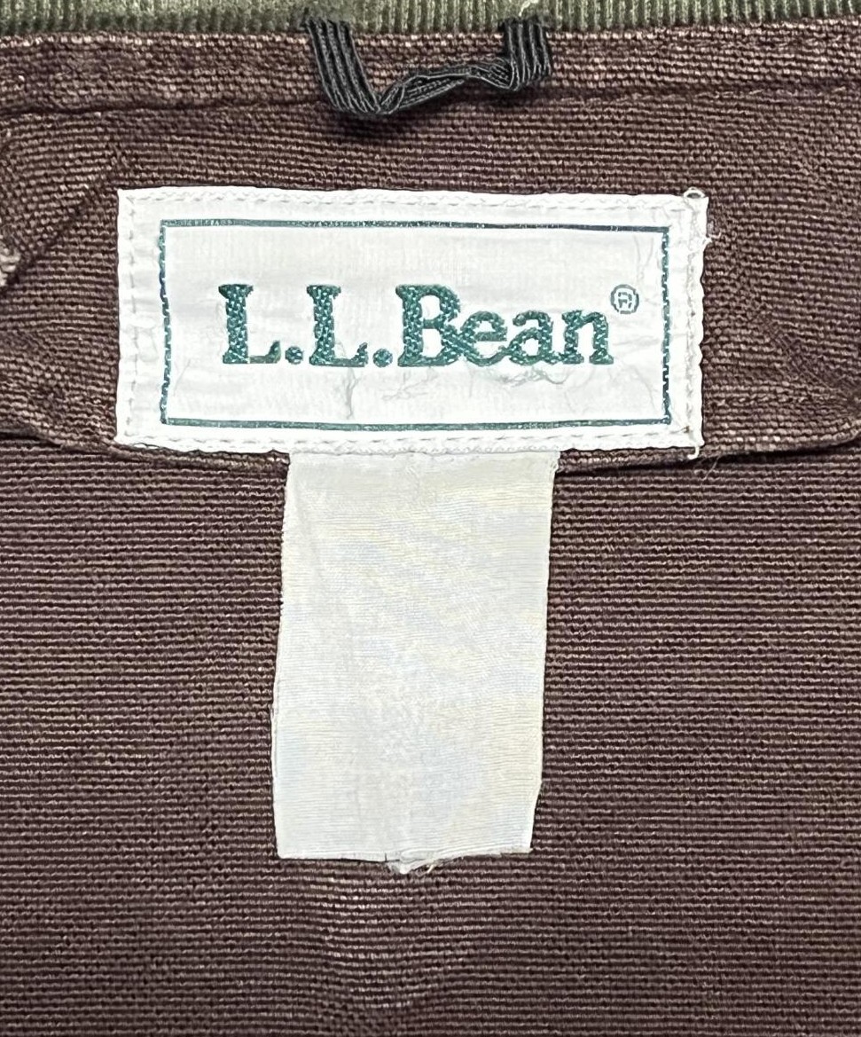 画像2: 90'S LL Bean 襟コーデュロイ ダック カバーオール ダークブラウン (VINTAGE)