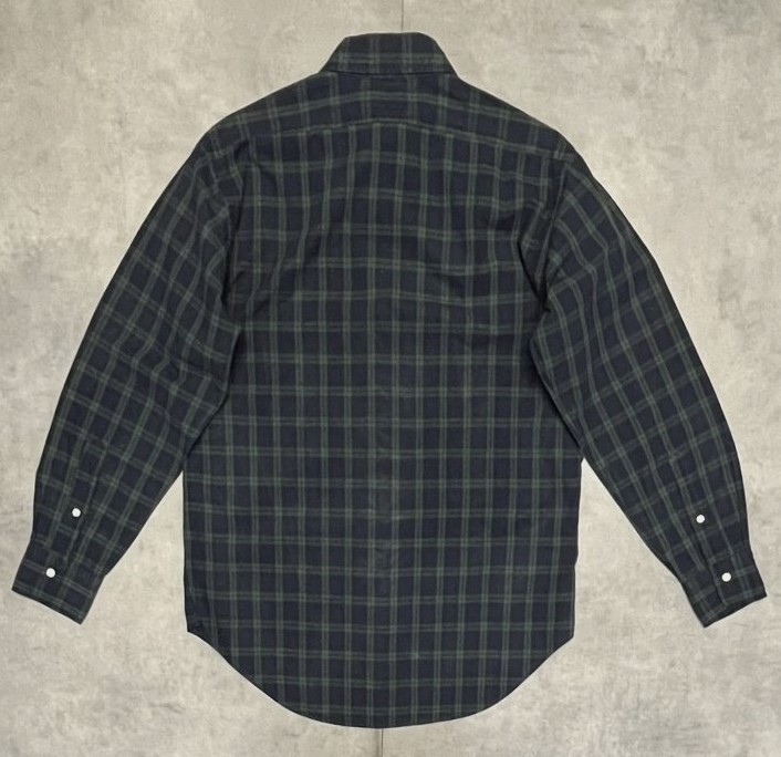 画像5: 90'S RALPH LAUREN ロゴ無し タブカラー ポプリンシャツ チェック柄 (VINTAGE)