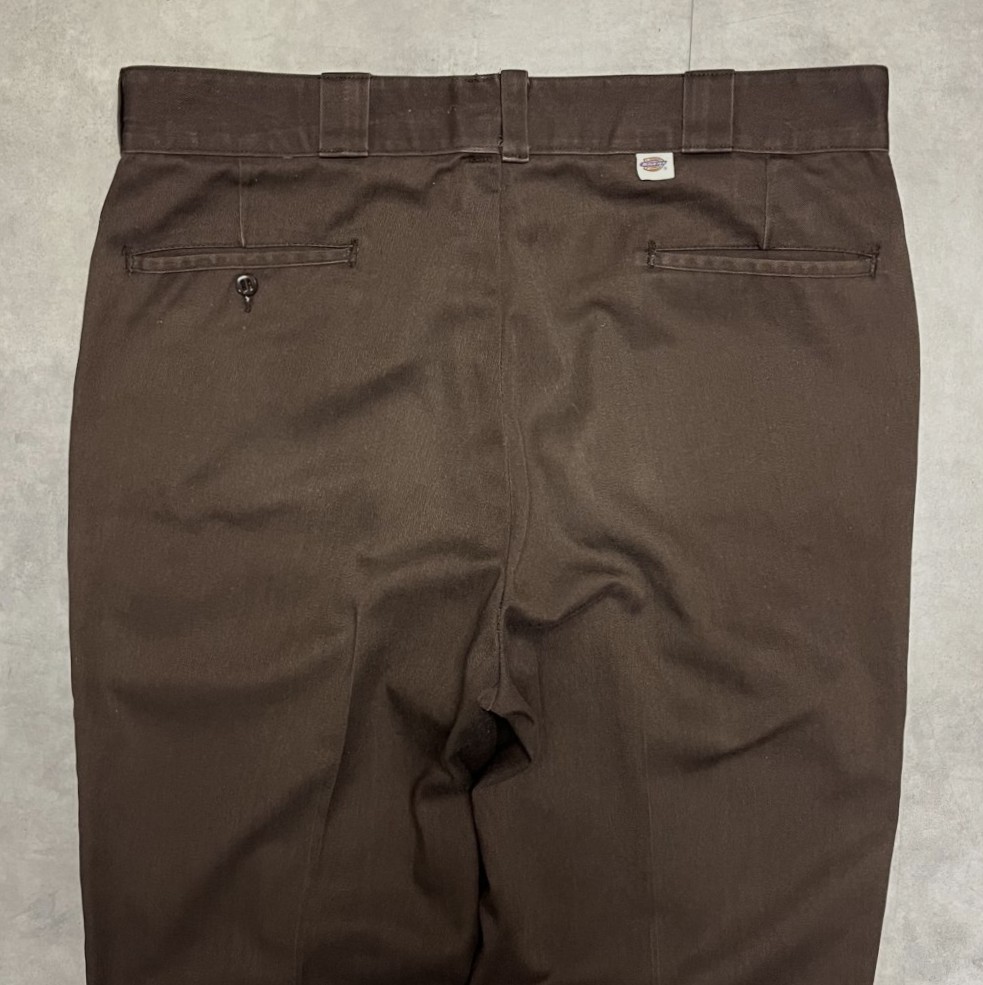 画像: 80'S DICKIES 874 チビタグ ワークパンツ ブラウン W38L29 USA製 (VINTAGE)