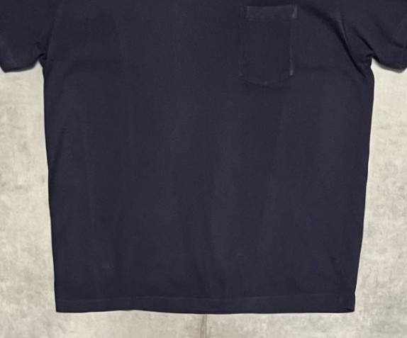 画像: 90'S J.CREW 旧タグ ポケット付き 半袖 Tシャツ ネイビー (VINTAGE)