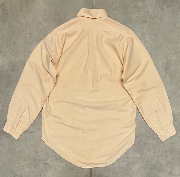 画像3: 70'S BROOKS BROTHERS "MAKERS" 6ボタン オックスフォード BDシャツ ライトオレンジ USA製 (VINTAGE)