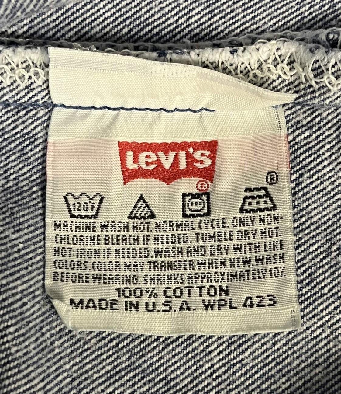 画像2: 90'S LEVIS 501 デニム インディゴ W36L30 USA製 (VINTAGE)