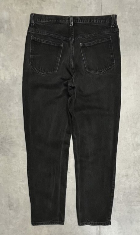 画像3: 90'S J.CREW 旧タグ ボタンフライ ブラックデニム USA製 (VINTAGE)