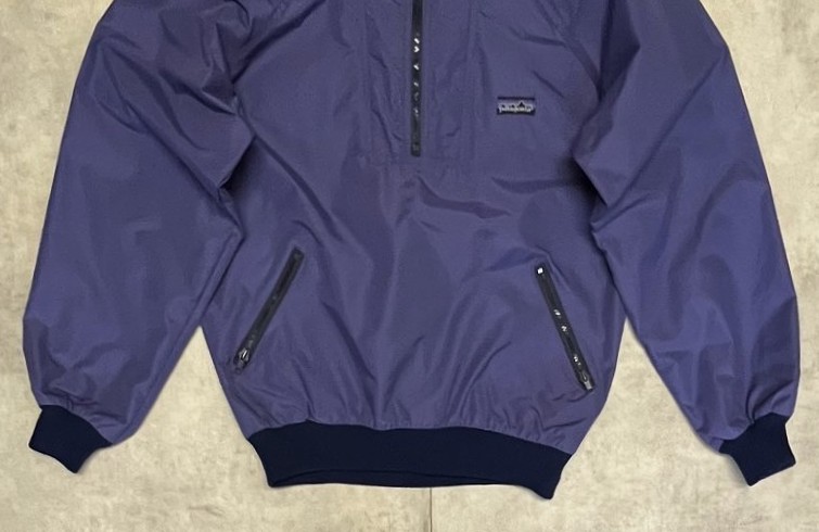 画像: 80'S PATAGONIA 三角タグ ハーフジップ ナイロン アノラックジャケット ダークパープル USA製 (MINT CONDITION)