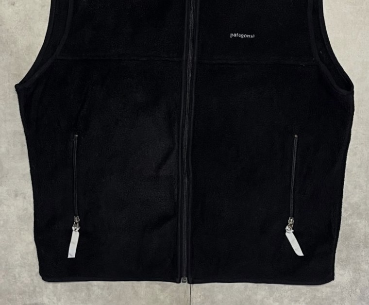 画像: 00'S PATAGONIA "SYNCHILLA" フルジップ フリースベスト ブラック (VINTAGE)