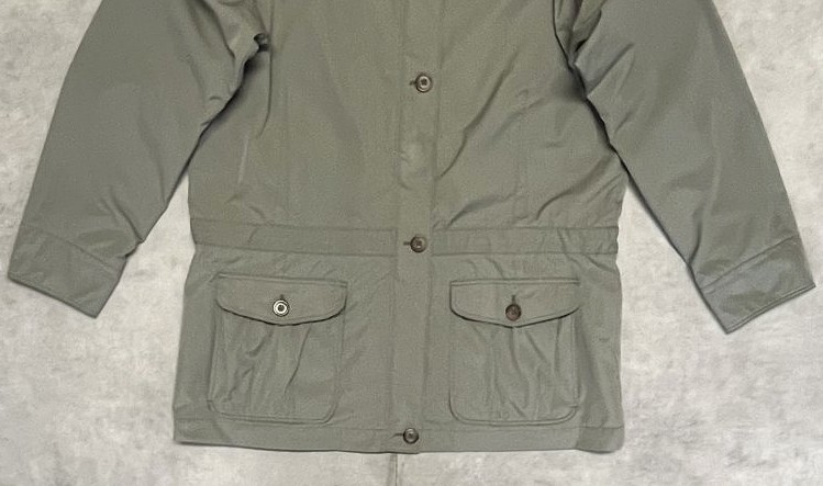 画像: 90'S PATAGONIA "STREET SHELL JACKET" チンスト付き ナイロン カバーオール カーキ (VINTAGE)