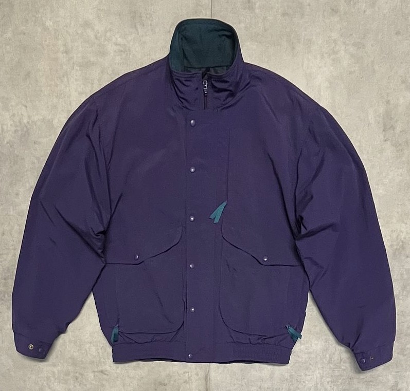 画像1: 90'S LL Bean ゴアテックス バギーズジャケット グレープグリーン USA製 (VINTAGE)