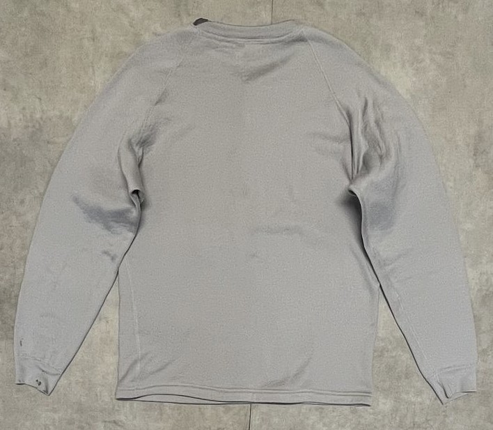 画像4: 80'S PATAGONIA デカタグ ヘンリーネックシャツ グレー (VINTAGE)